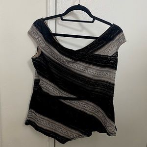 BCBG Lace Work Shirt